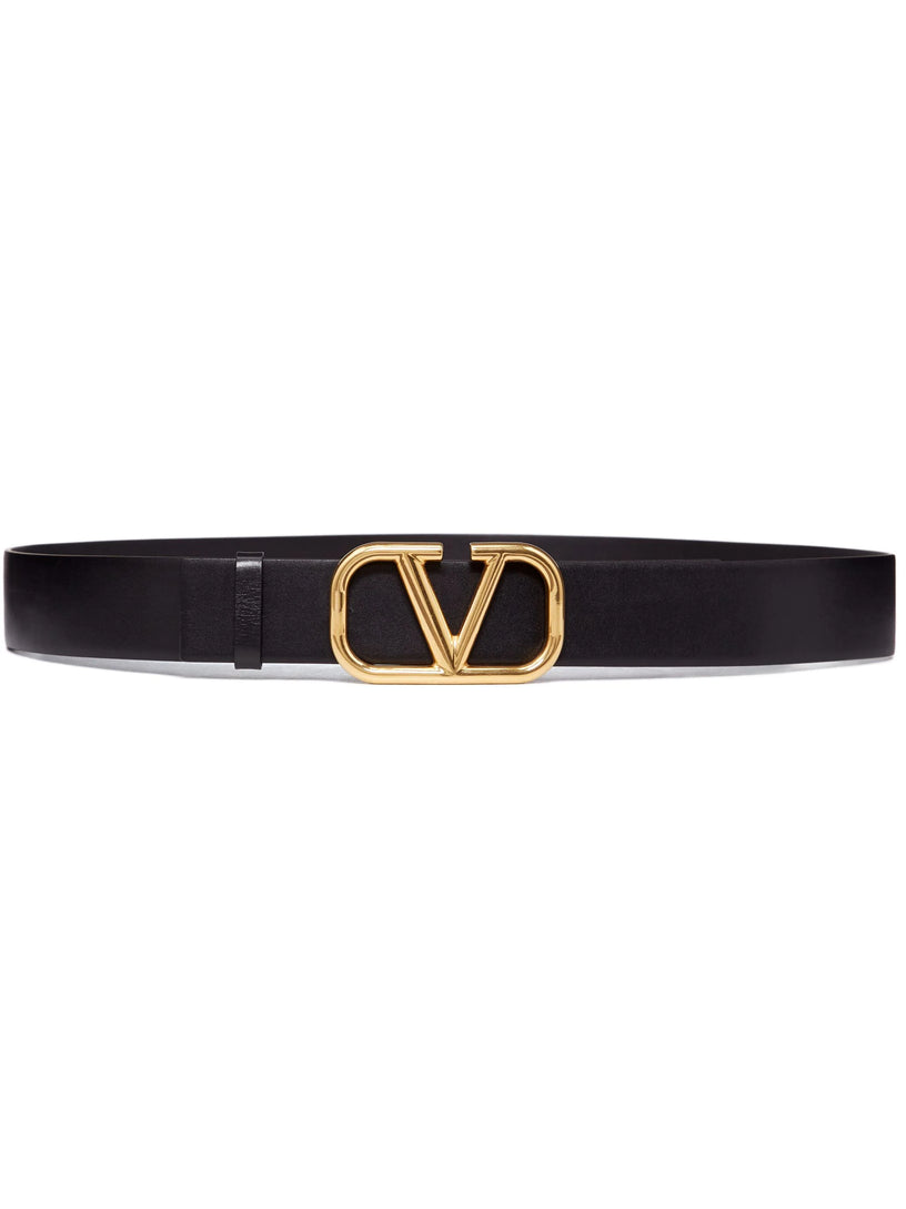 Valentino Garavani Vlogo signature belt in calfskin