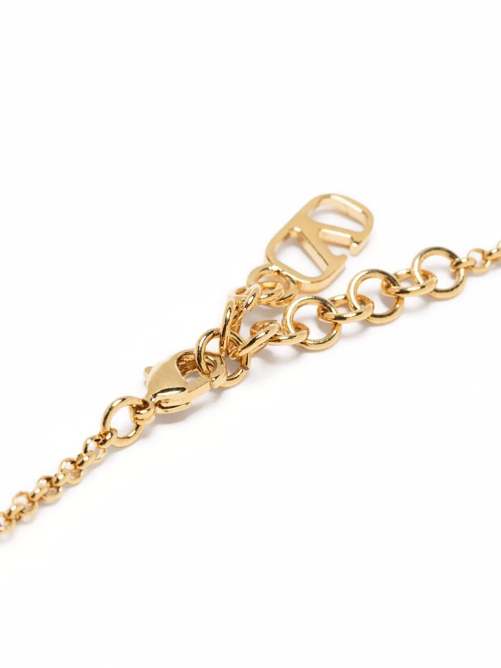Valentino Garavani Vlogo Signature Bracelet In Metal And Swarovski® Crystals