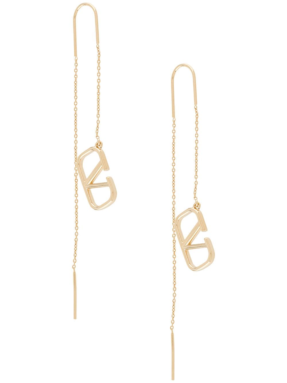 Valentino Garavani Vlogo Signature Earrings In Metal
