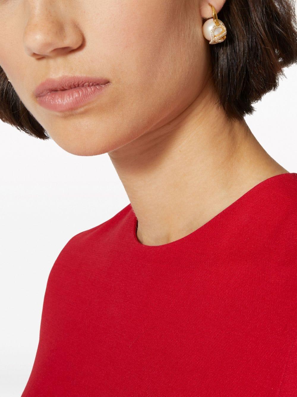 Valentino Garavani Vlogo Signature Earrings In Metal Resin And Swarovski® Crystals