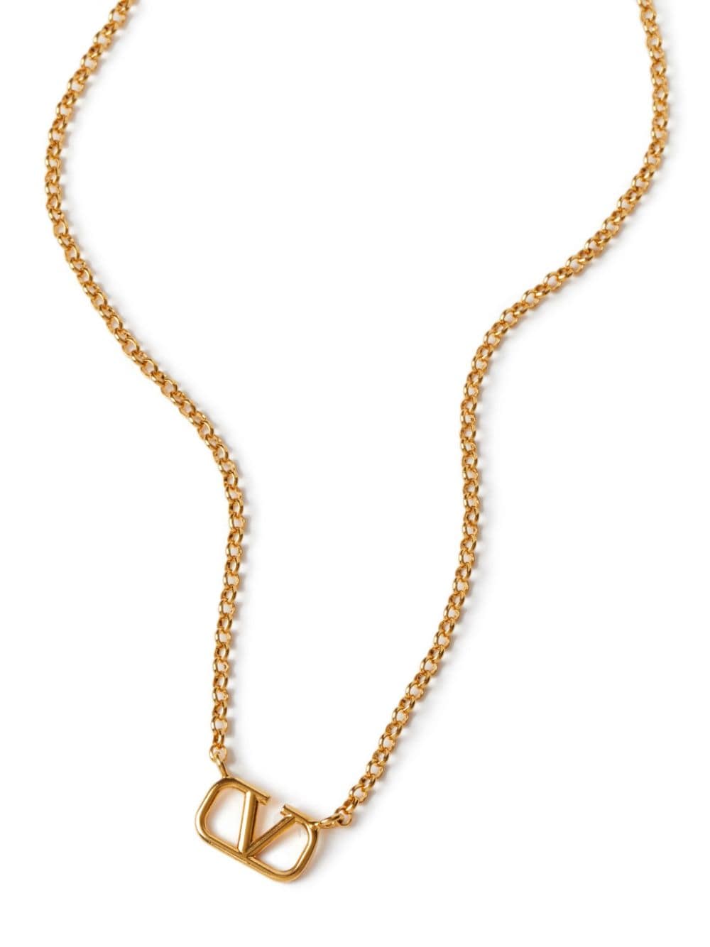 Valentino Garavani Vlogo Signature Necklace In Metal