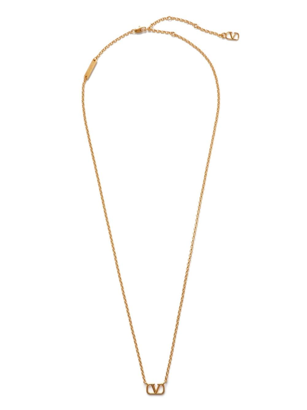 Valentino Garavani Vlogo Signature Necklace In Metal