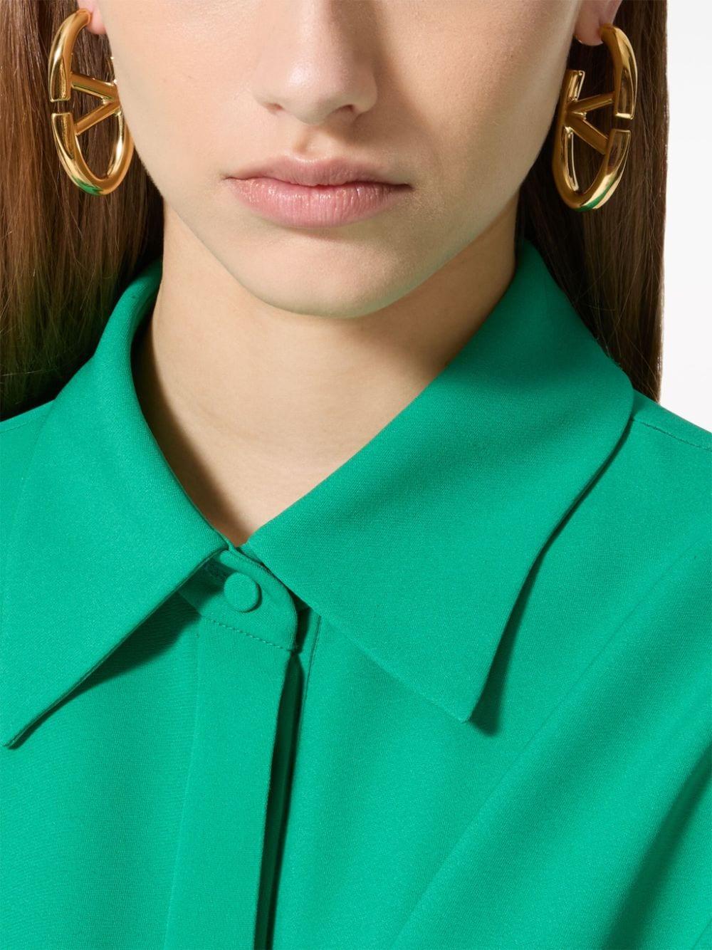 Valentino Garavani Vlogo The Bold Edition Metal Earrings