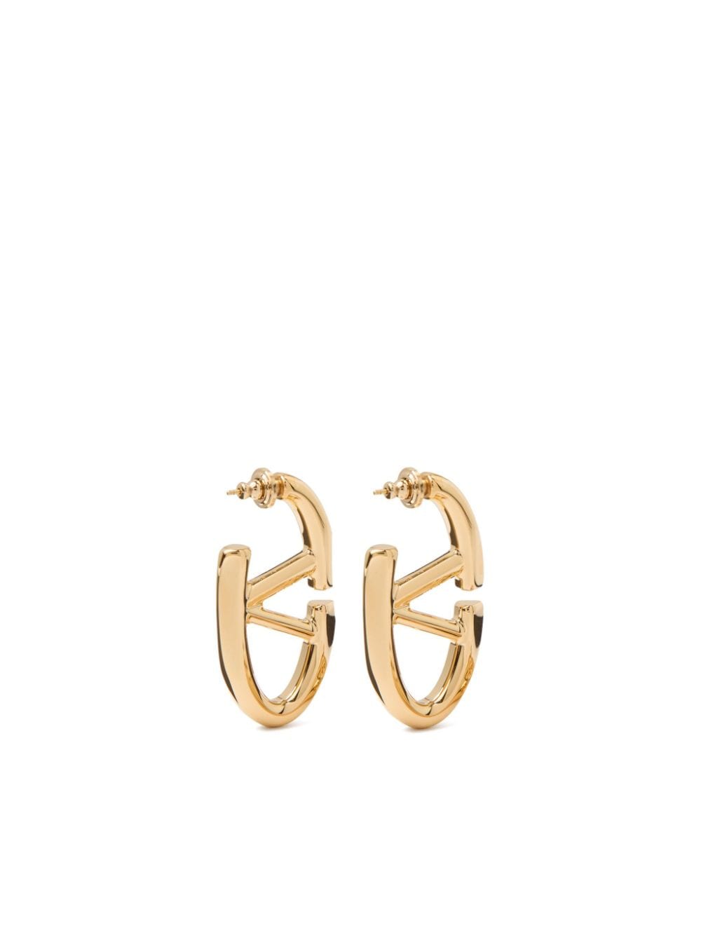 Valentino Garavani Vlogo The Bold Edition Metal Earrings