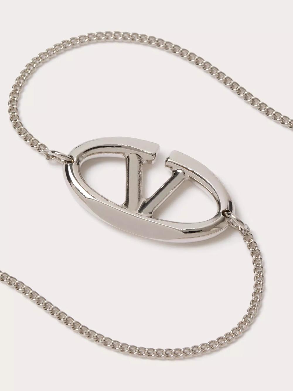 Valentino Garavani Vlogo The Bold Edition Metal Necklace
