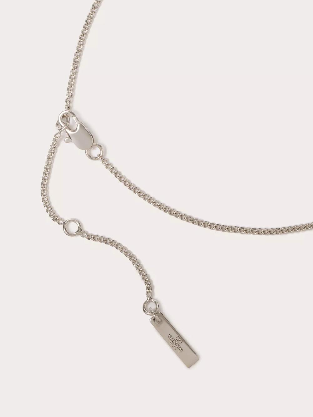 Valentino Garavani Vlogo The Bold Edition Metal Necklace