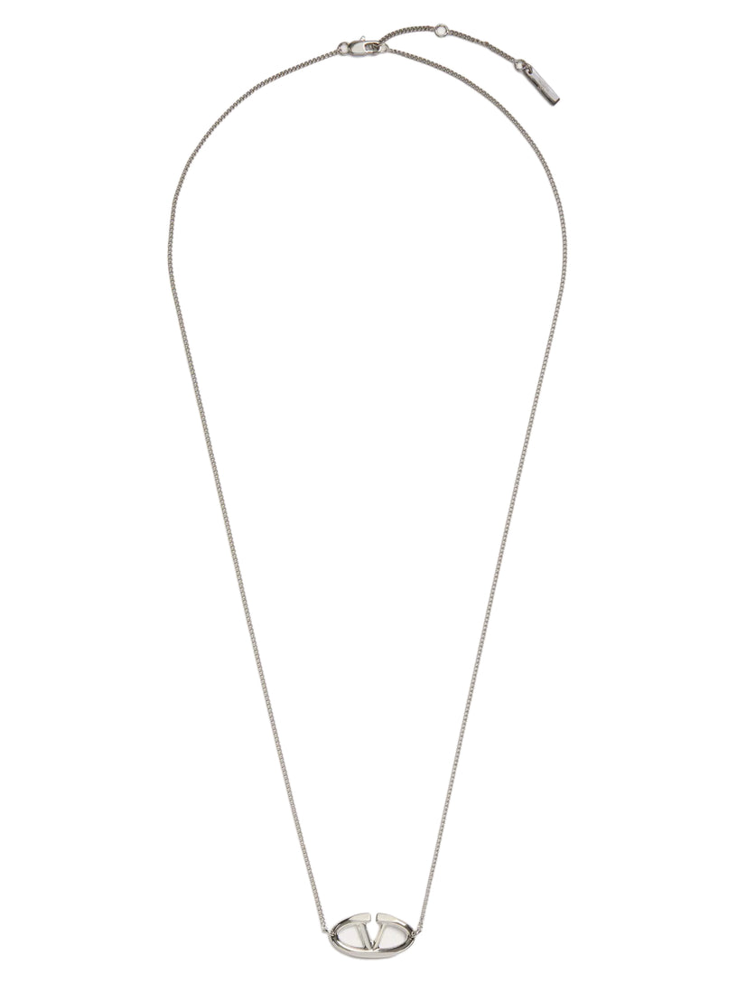 Valentino Garavani Vlogo the bold edition metal necklace