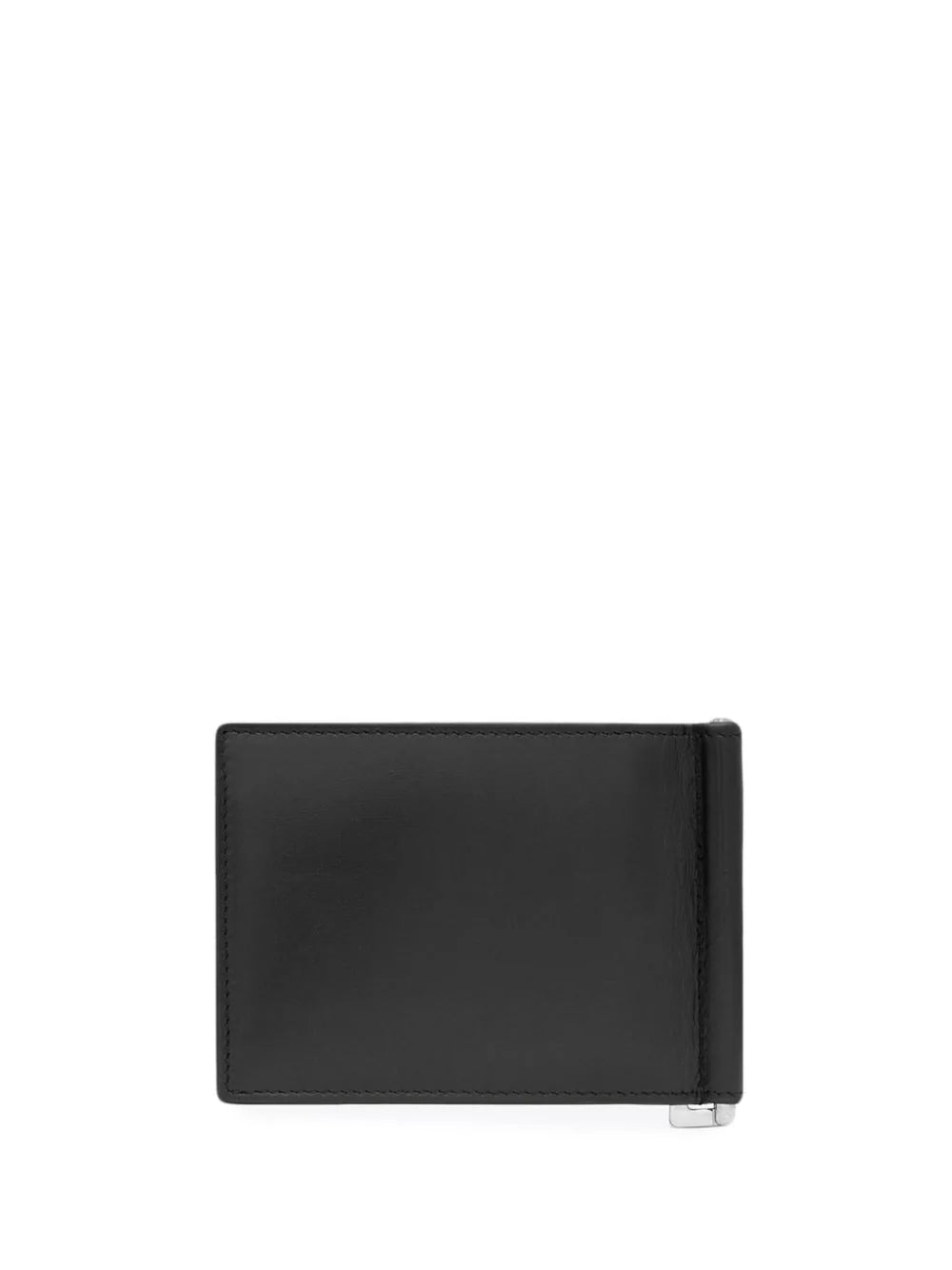 Saint Laurent Wallet With Cash Holder In Black Leather