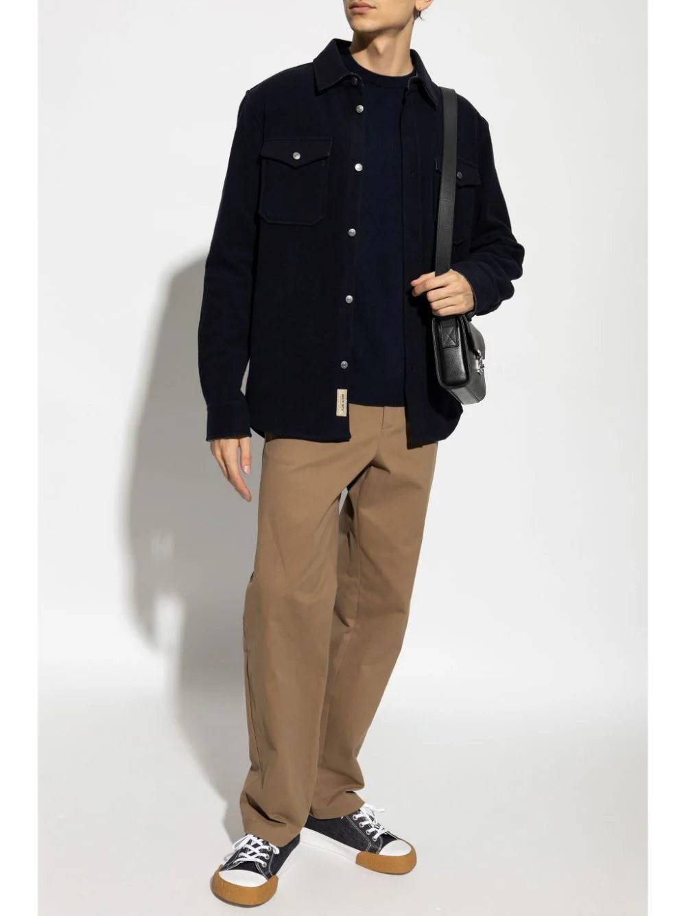 WOOLRICH Alaskan Overshirt In Wool Blend