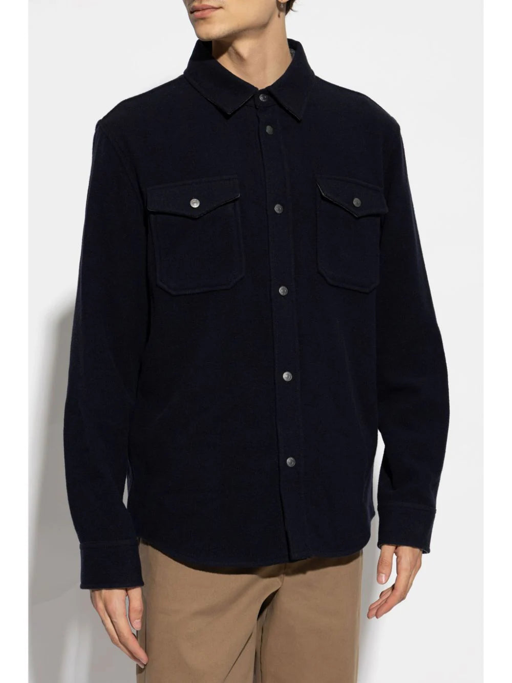 WOOLRICH Alaskan Overshirt In Wool Blend