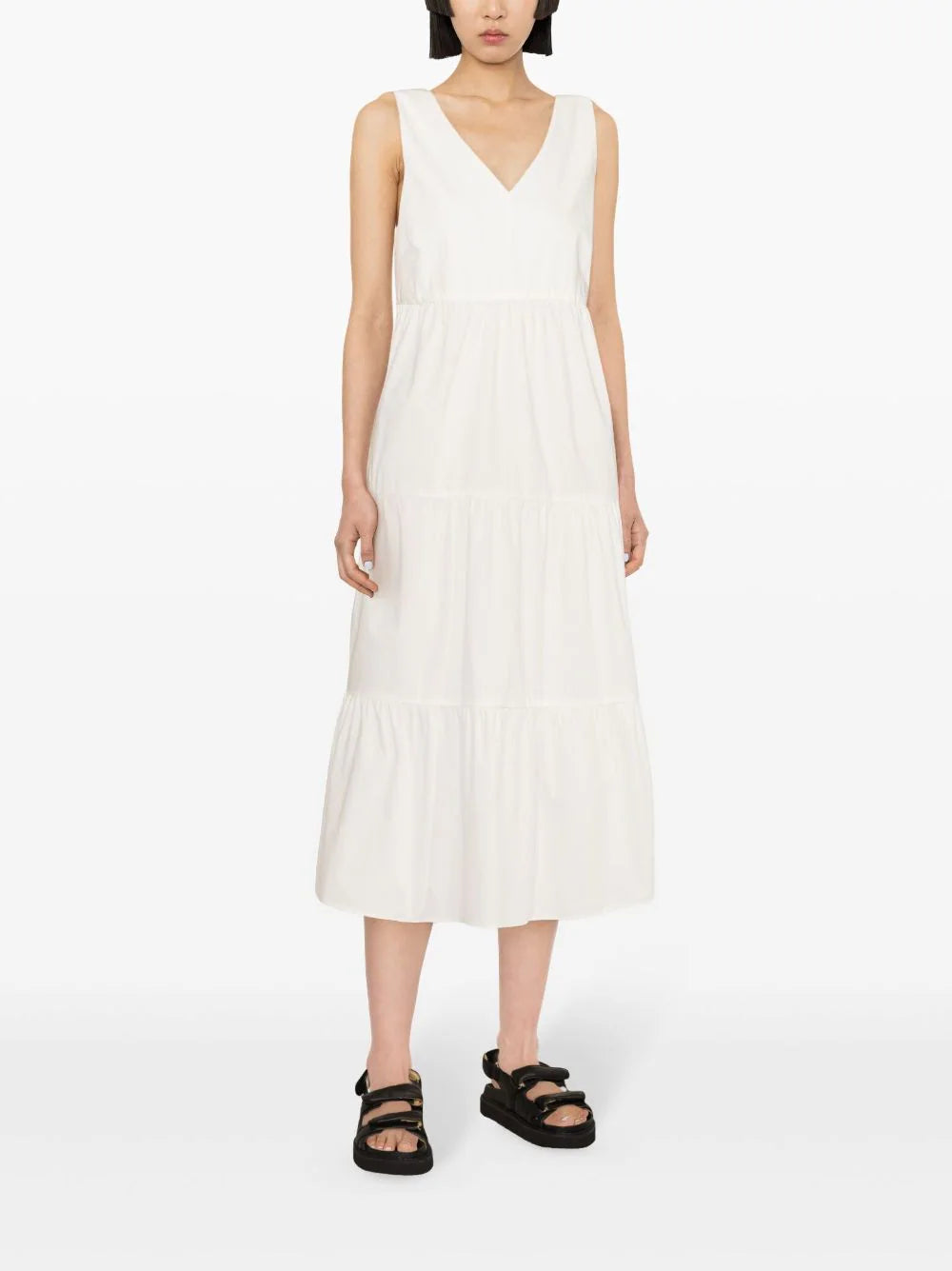 WOOLRICH Long Dress In Pure Cotton Poplin