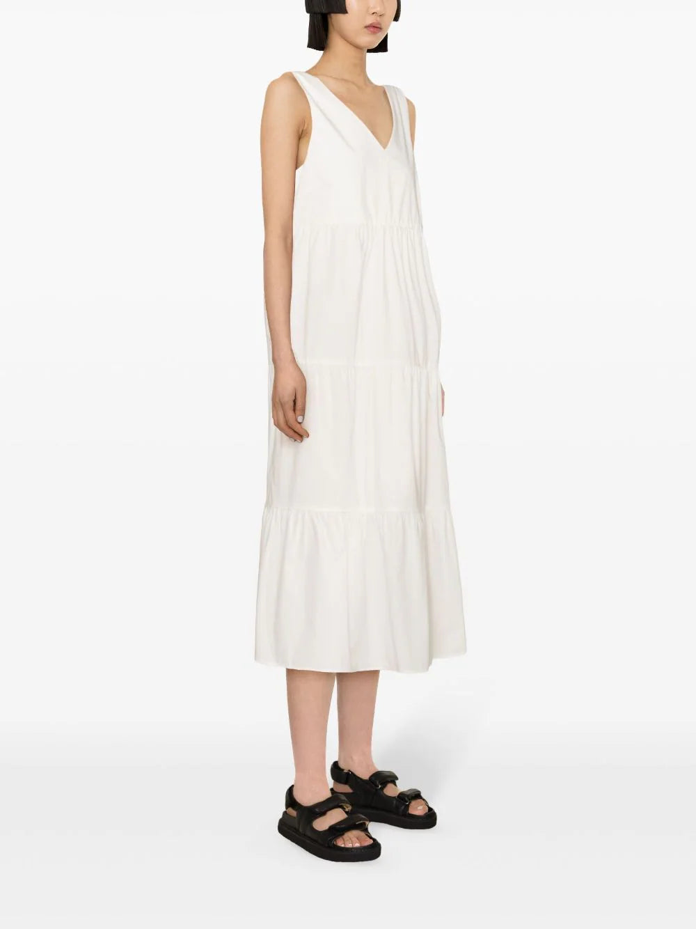 WOOLRICH Long Dress In Pure Cotton Poplin