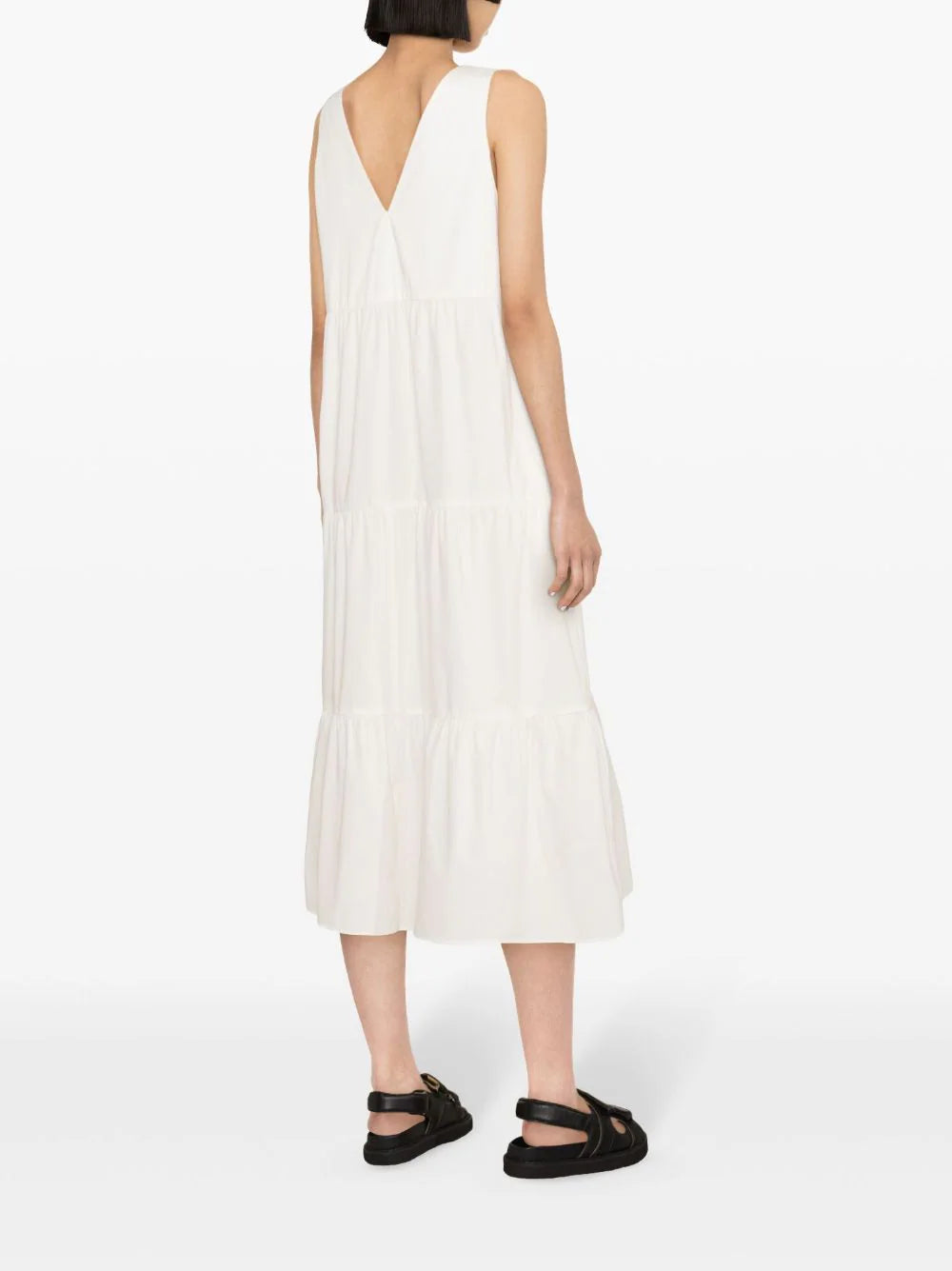 WOOLRICH Long Dress In Pure Cotton Poplin