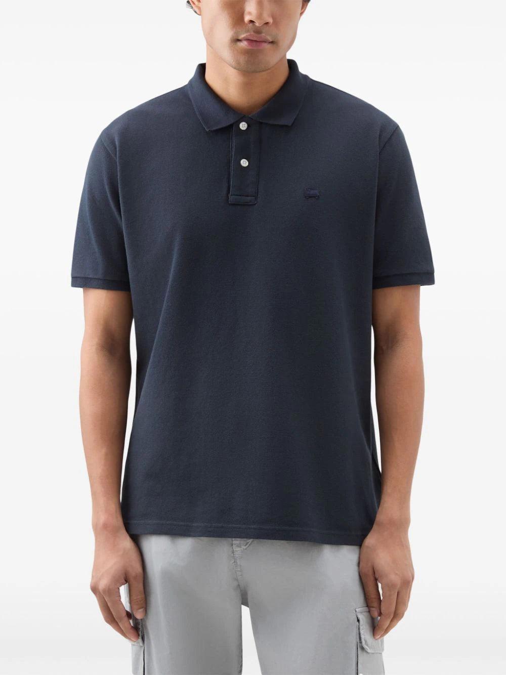 WOOLRICH Pure Cotton Pique Polo Shirt