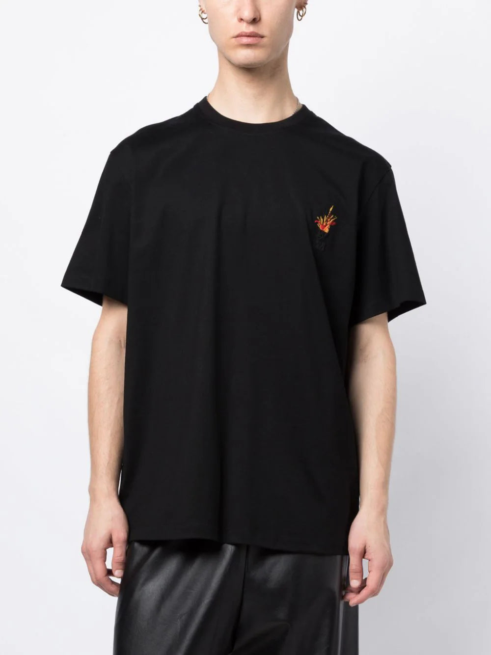 WOOYOUNGMI Crewneck T-shirt With Embroidery