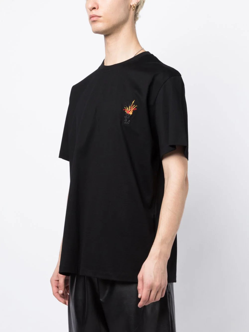 WOOYOUNGMI Crewneck T-shirt With Embroidery