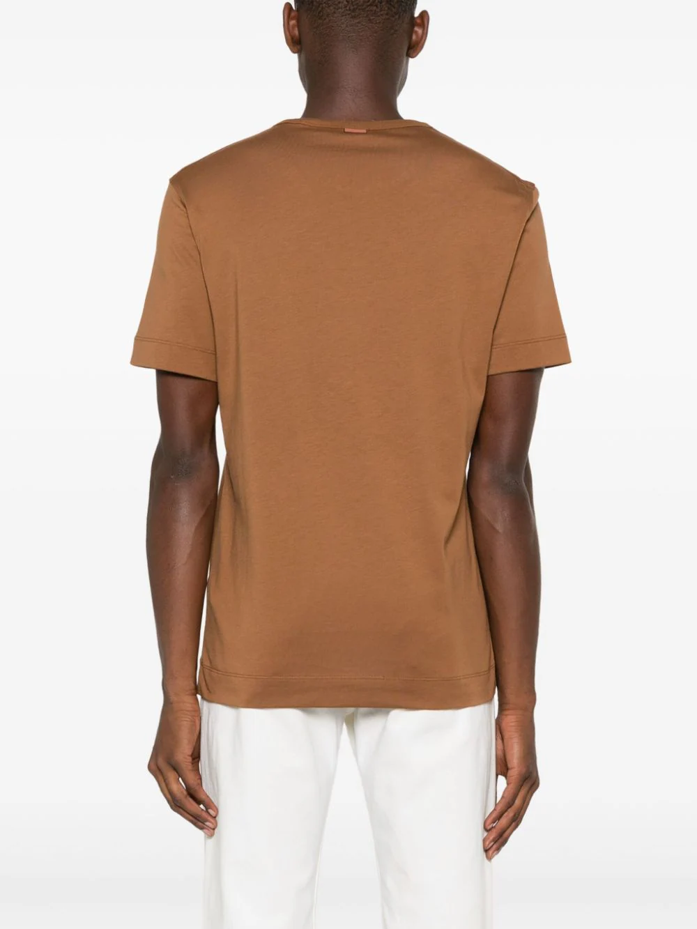 ZEGNA Cotton T-shirt With Embroidered Logo
