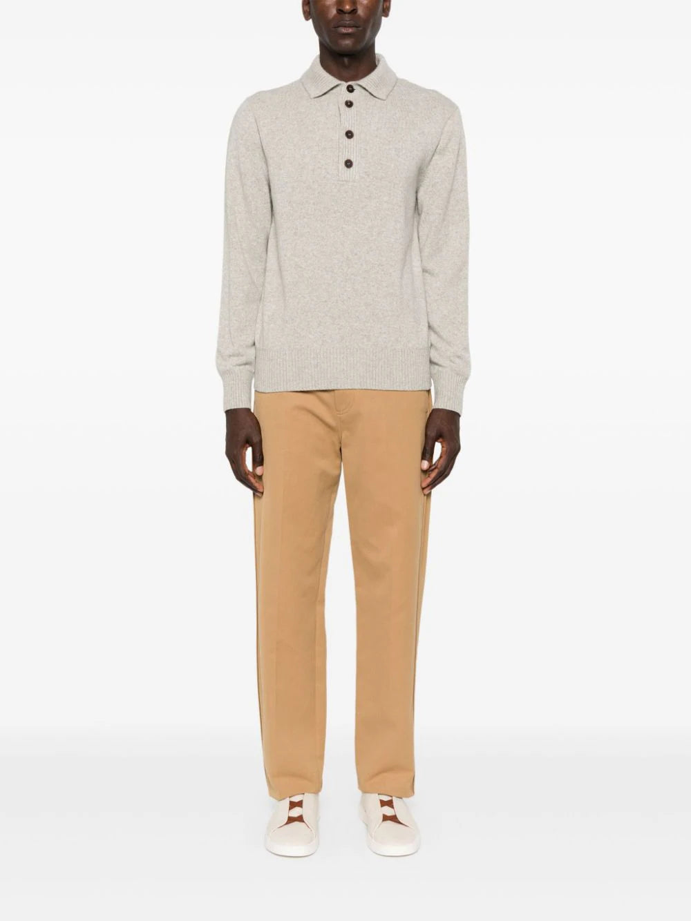 ZEGNA Knitted Polo Shirt