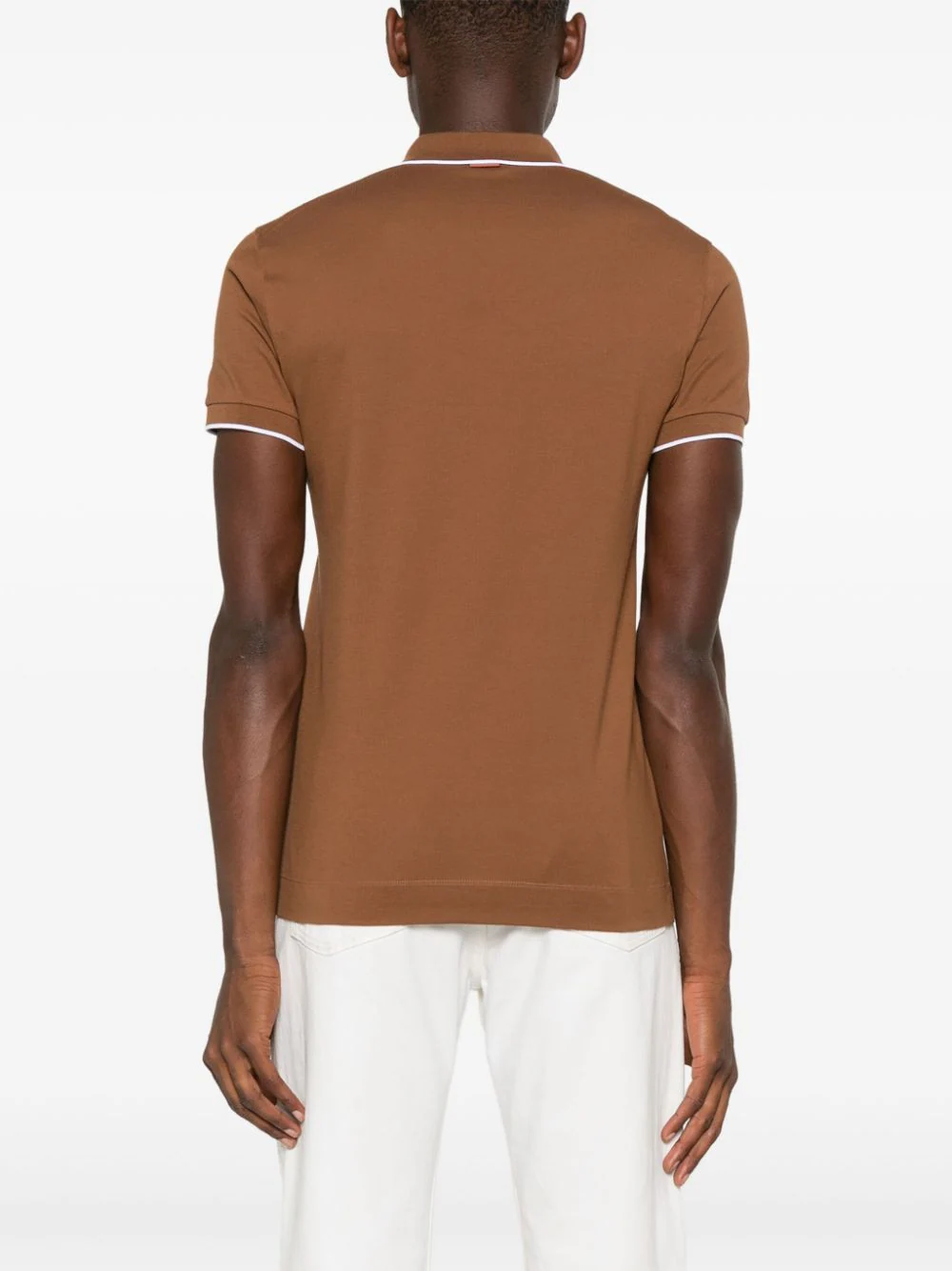 ZEGNA Stretch Cotton Polo Shirt