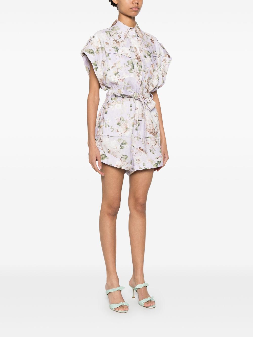ZIMMERMANN Acacia Pocket Playsuit