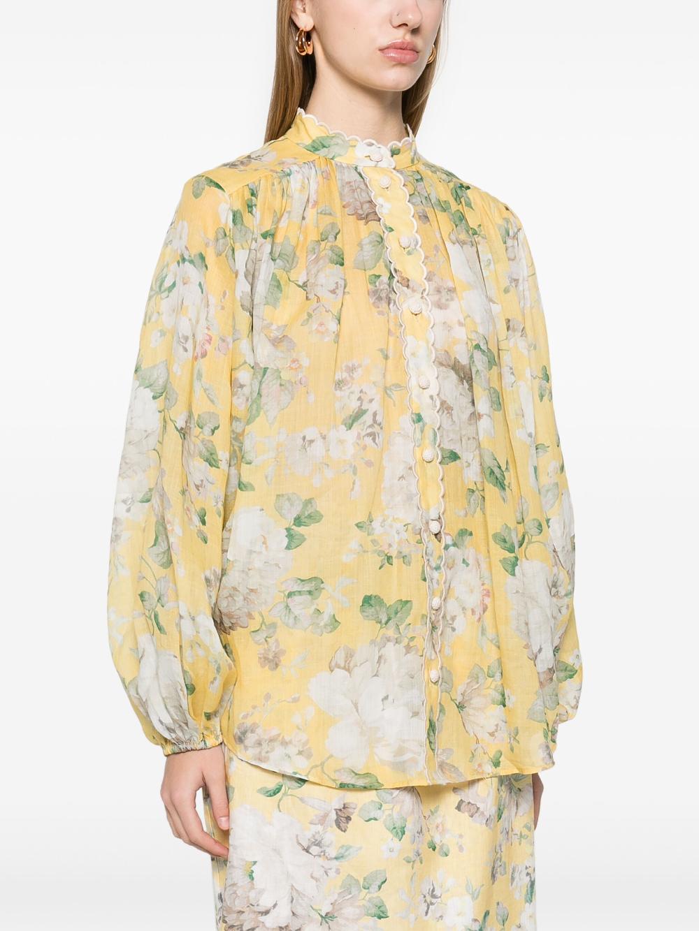 ZIMMERMANN Acacia Scallop Blouse