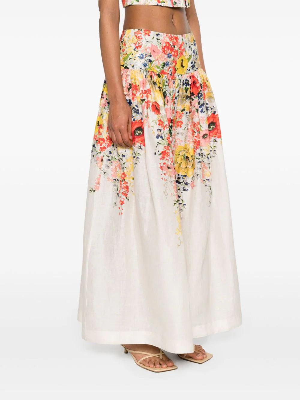 ZIMMERMANN Alight Basque Midi Skirt