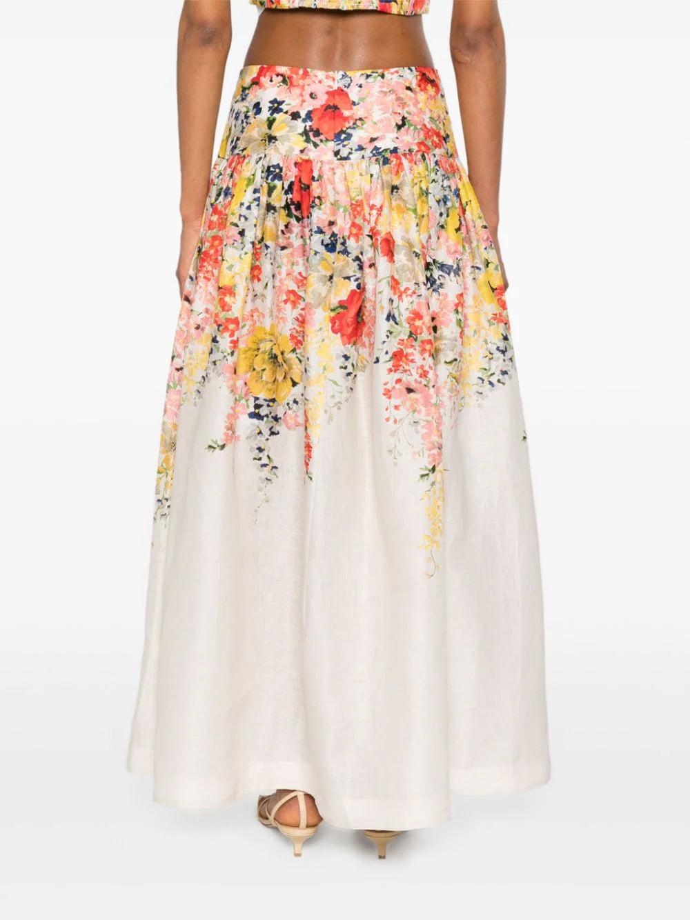 ZIMMERMANN Alight Basque Midi Skirt