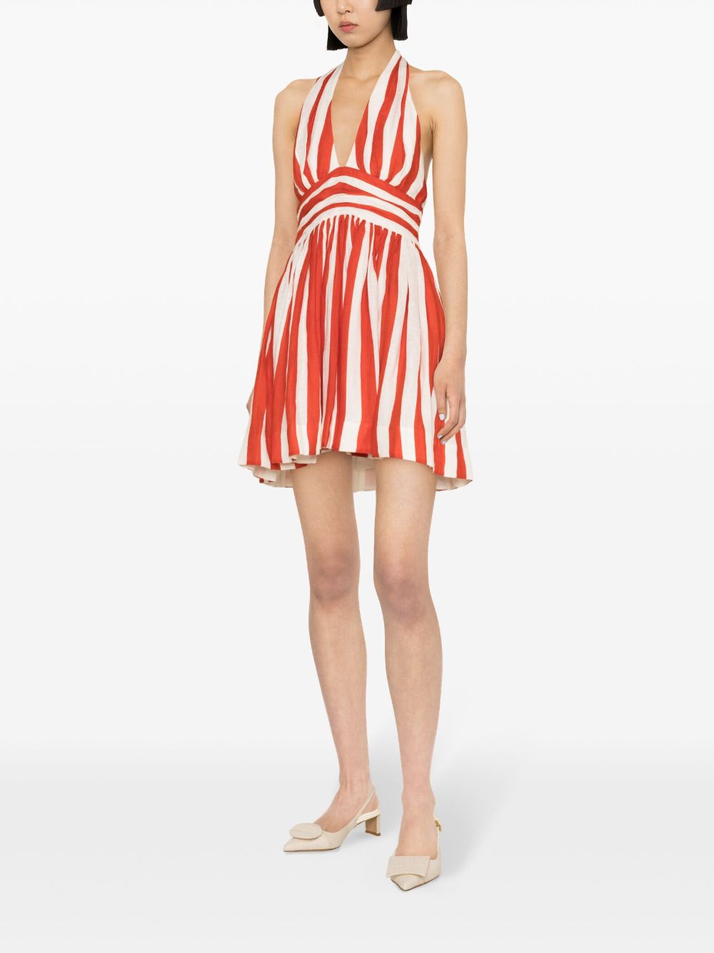 ZIMMERMANN Alight Halter Mini Dress