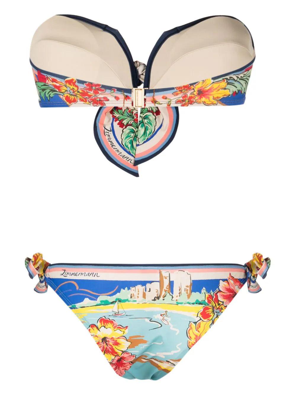 ZIMMERMANN Alight Scarf Tie Bikini