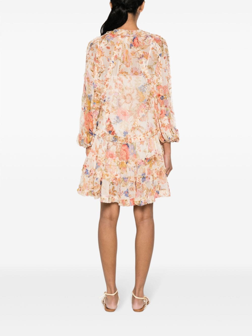 ZIMMERMANN August Billow Frill Mini Dress