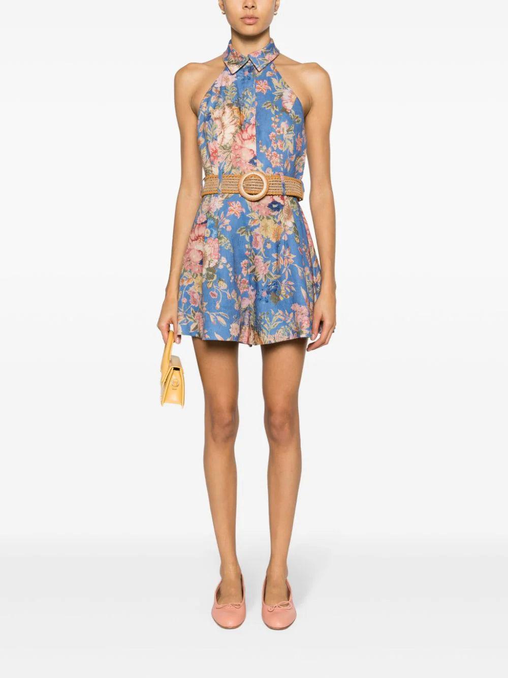 ZIMMERMANN August Halterneck Playsuit