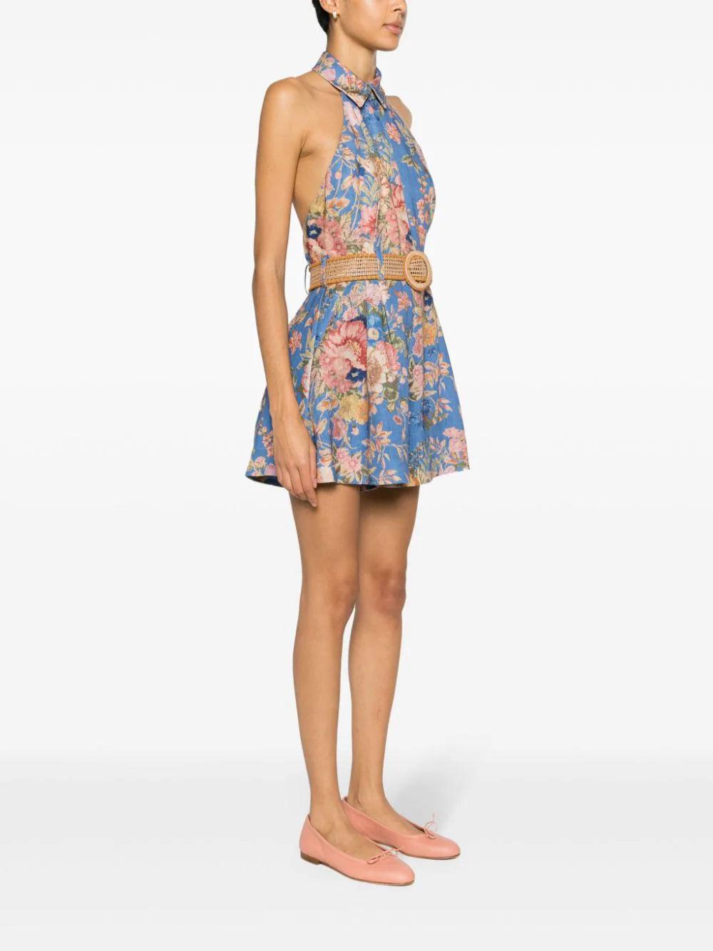 ZIMMERMANN August Halterneck Playsuit