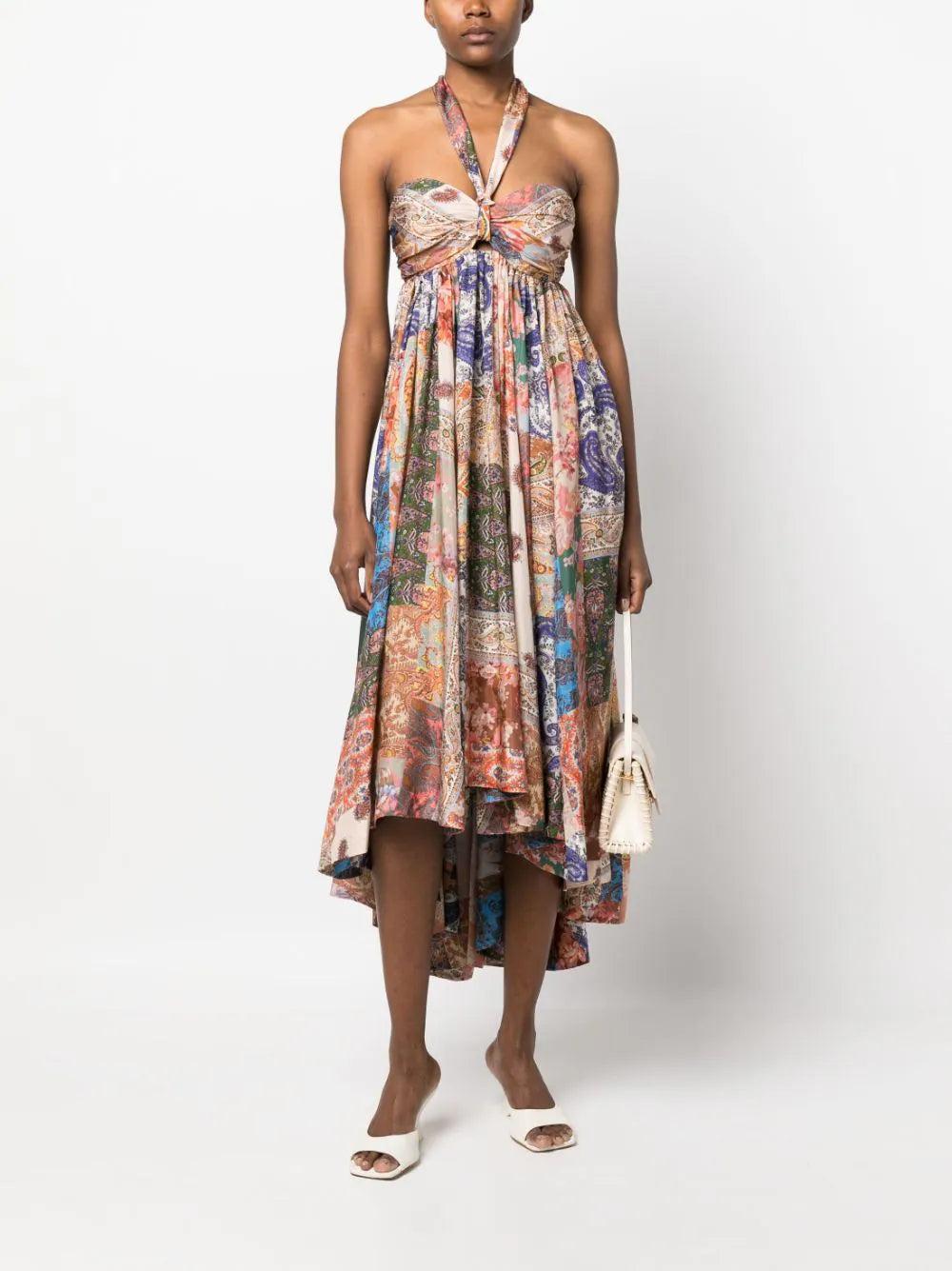 ZIMMERMANN Devi Halter Maxi Dress