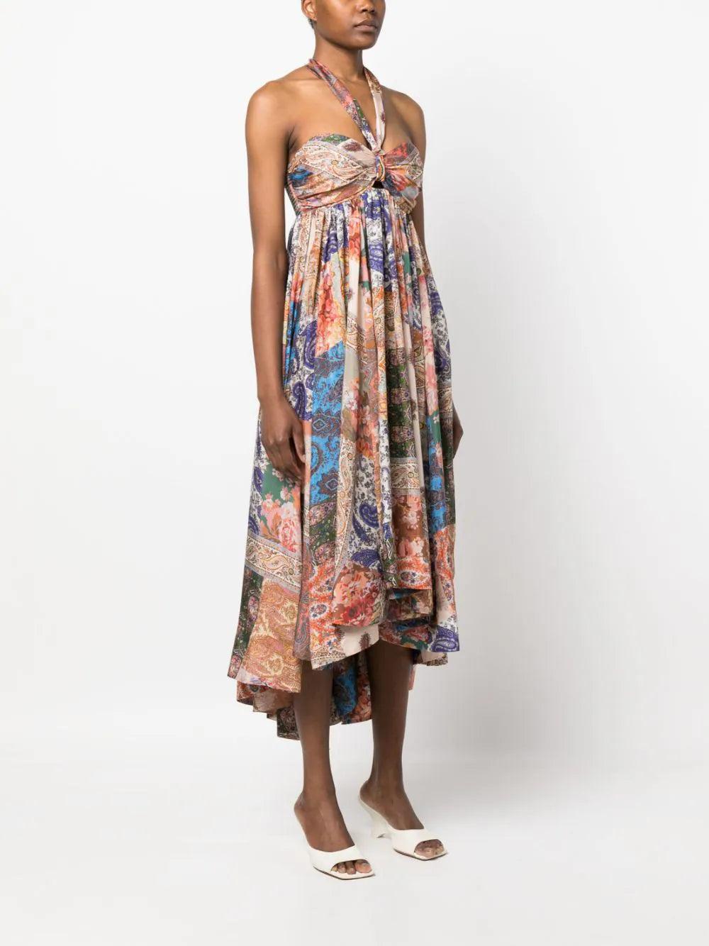 ZIMMERMANN Devi Halter Maxi Dress