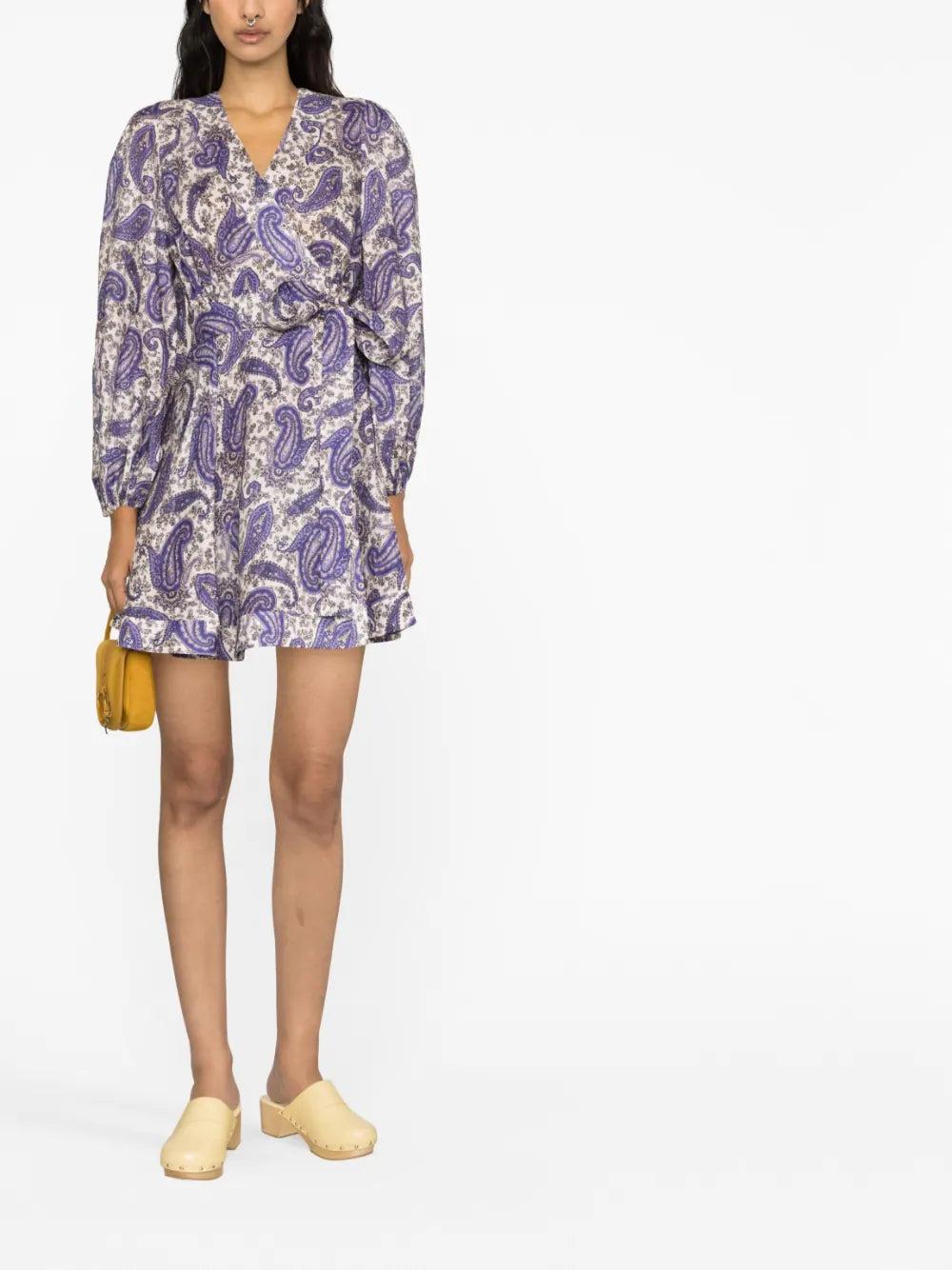 ZIMMERMANN Devi Paisley Wrap Minidress