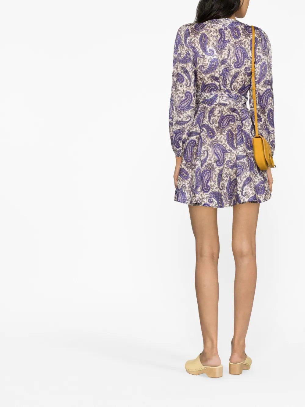 ZIMMERMANN Devi Paisley Wrap Minidress