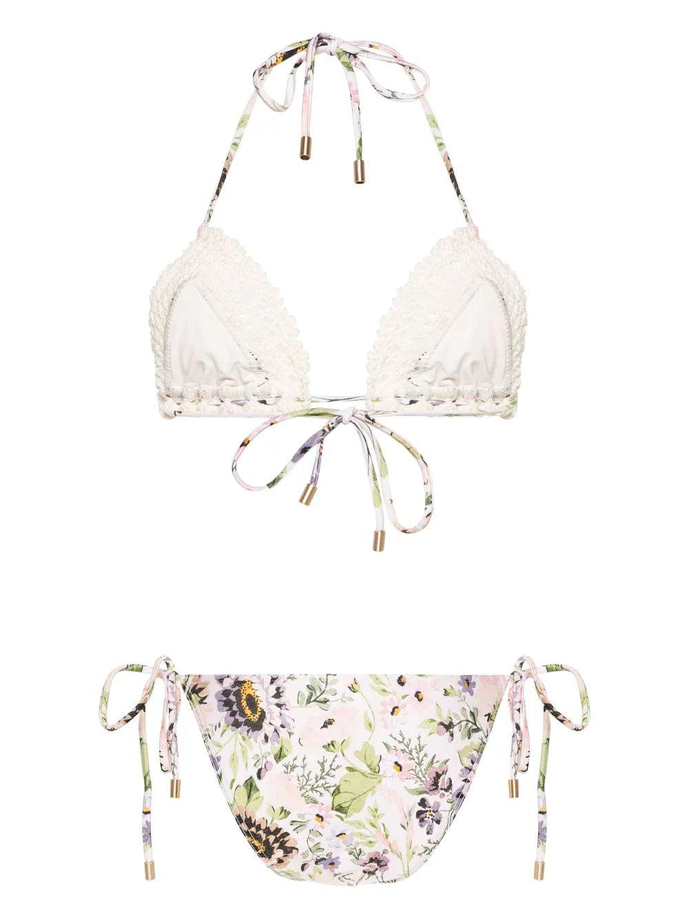 ZIMMERMANN Halliday Crochet Tri Bikini