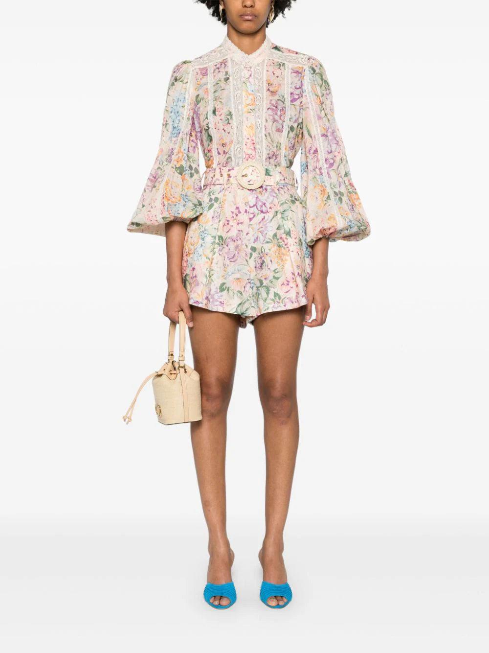 ZIMMERMANN Halliday Tuck Shorts