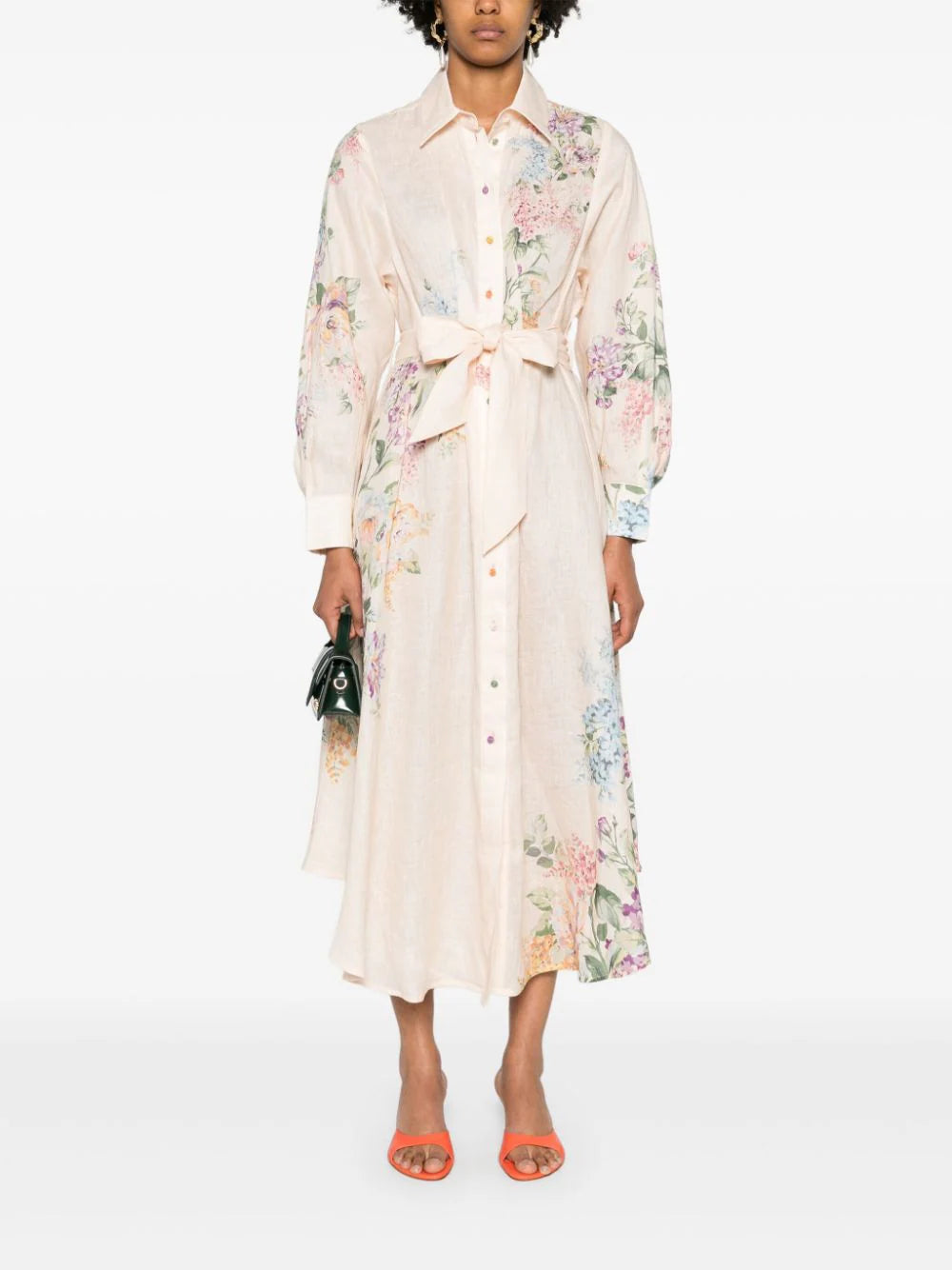 ZIMMERMANN Halliday Tucked Shirt Dress