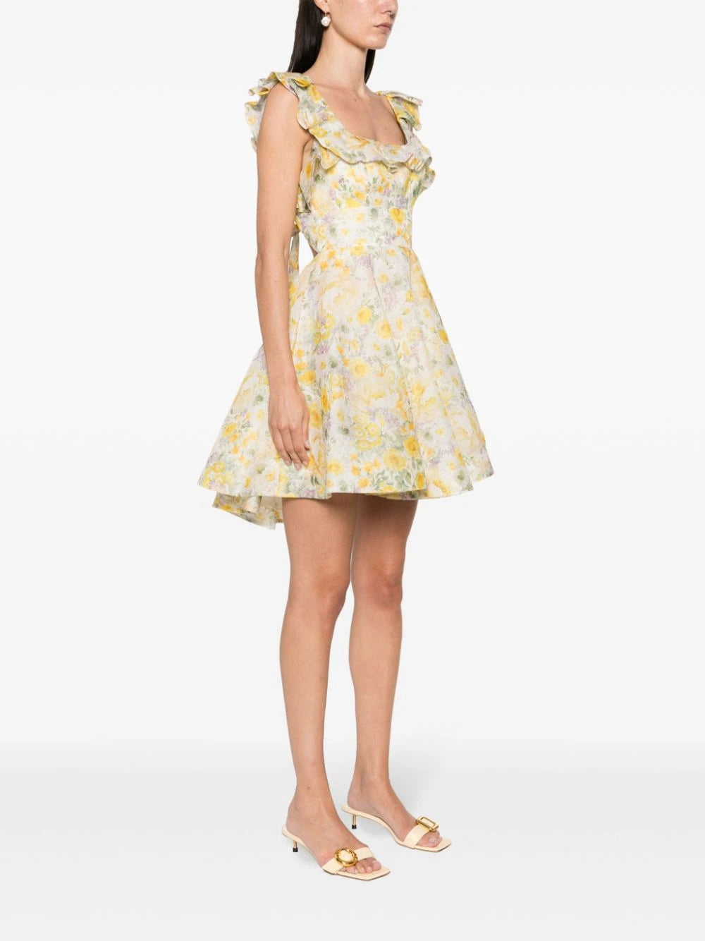 ZIMMERMANN Harmony Frilled Mini Dress