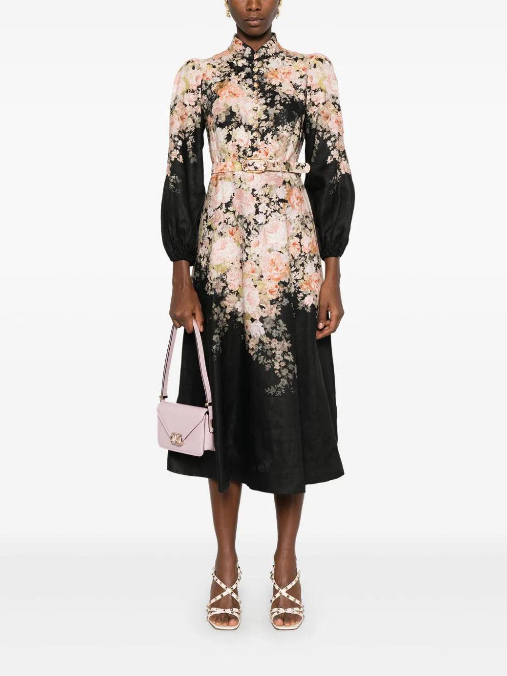 ZIMMERMANN Illustration Midi Dress