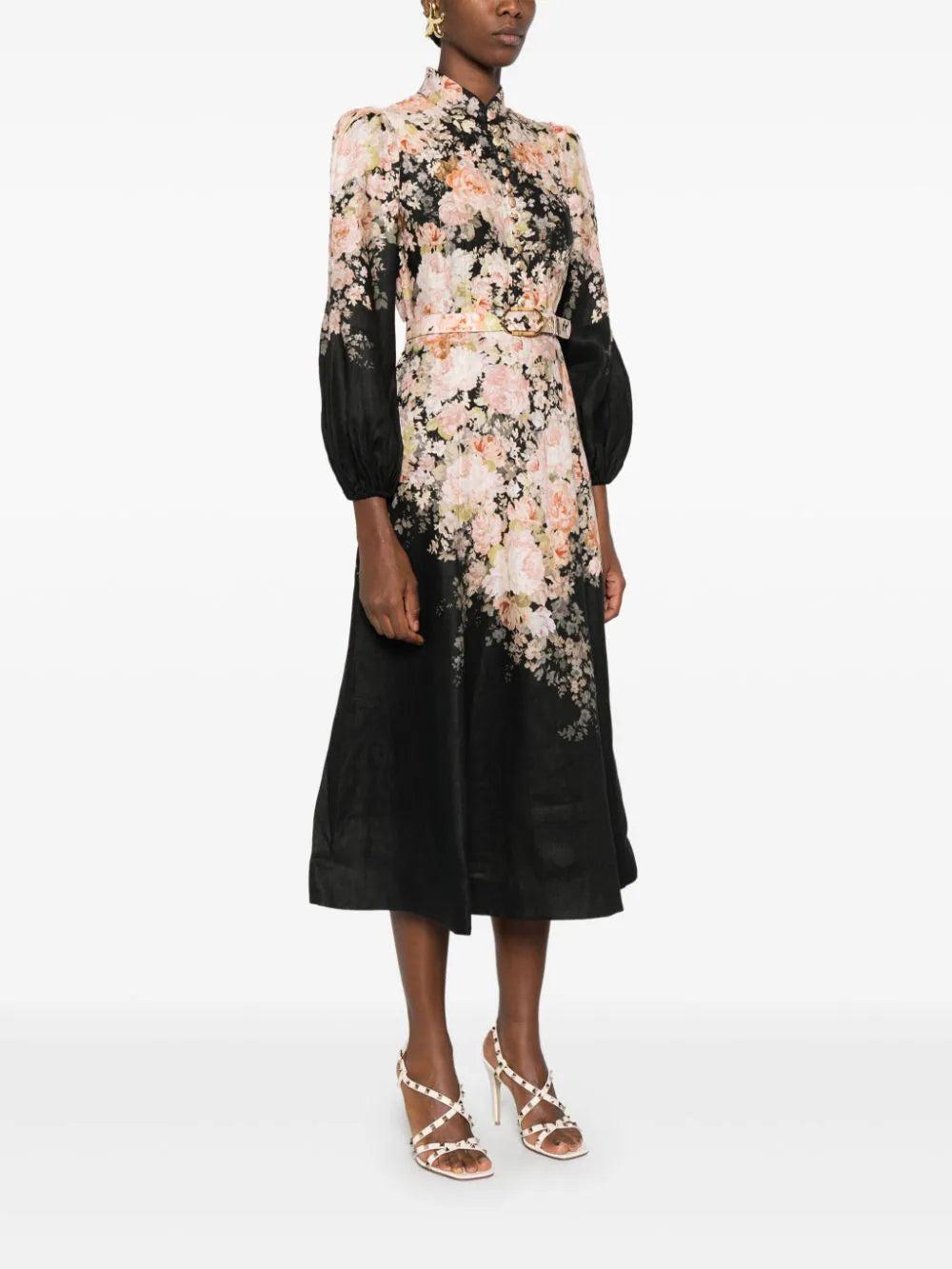 ZIMMERMANN Illustration Midi Dress