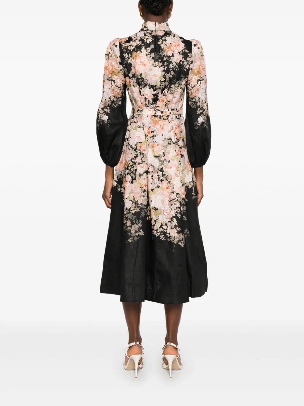 ZIMMERMANN Illustration Midi Dress