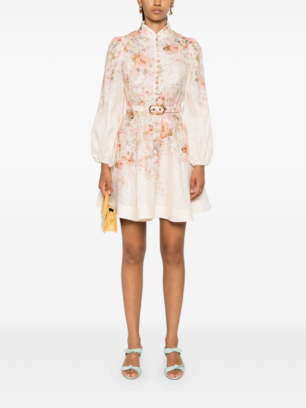 ZIMMERMANN Illustration Mini Dress