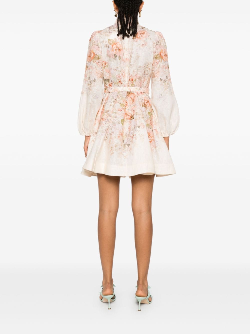 ZIMMERMANN Illustration Mini Dress