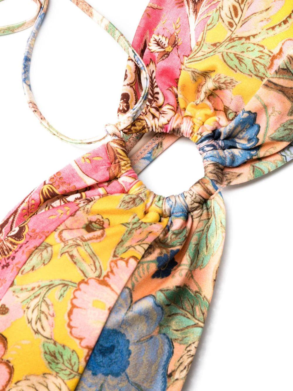 ZIMMERMANN Junie Panelled Halter Bikini