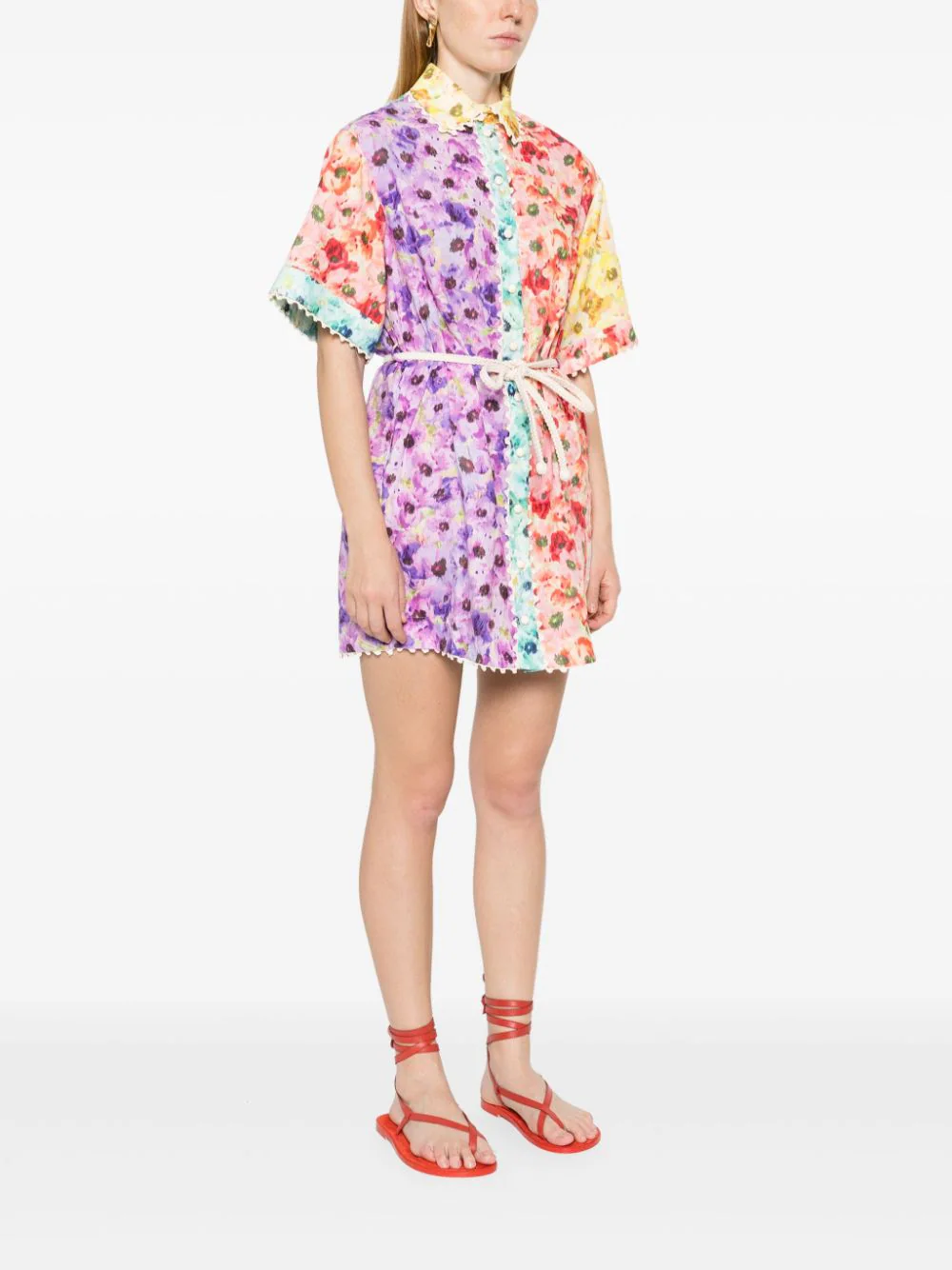 ZIMMERMANN Lightburst Shirt Dress