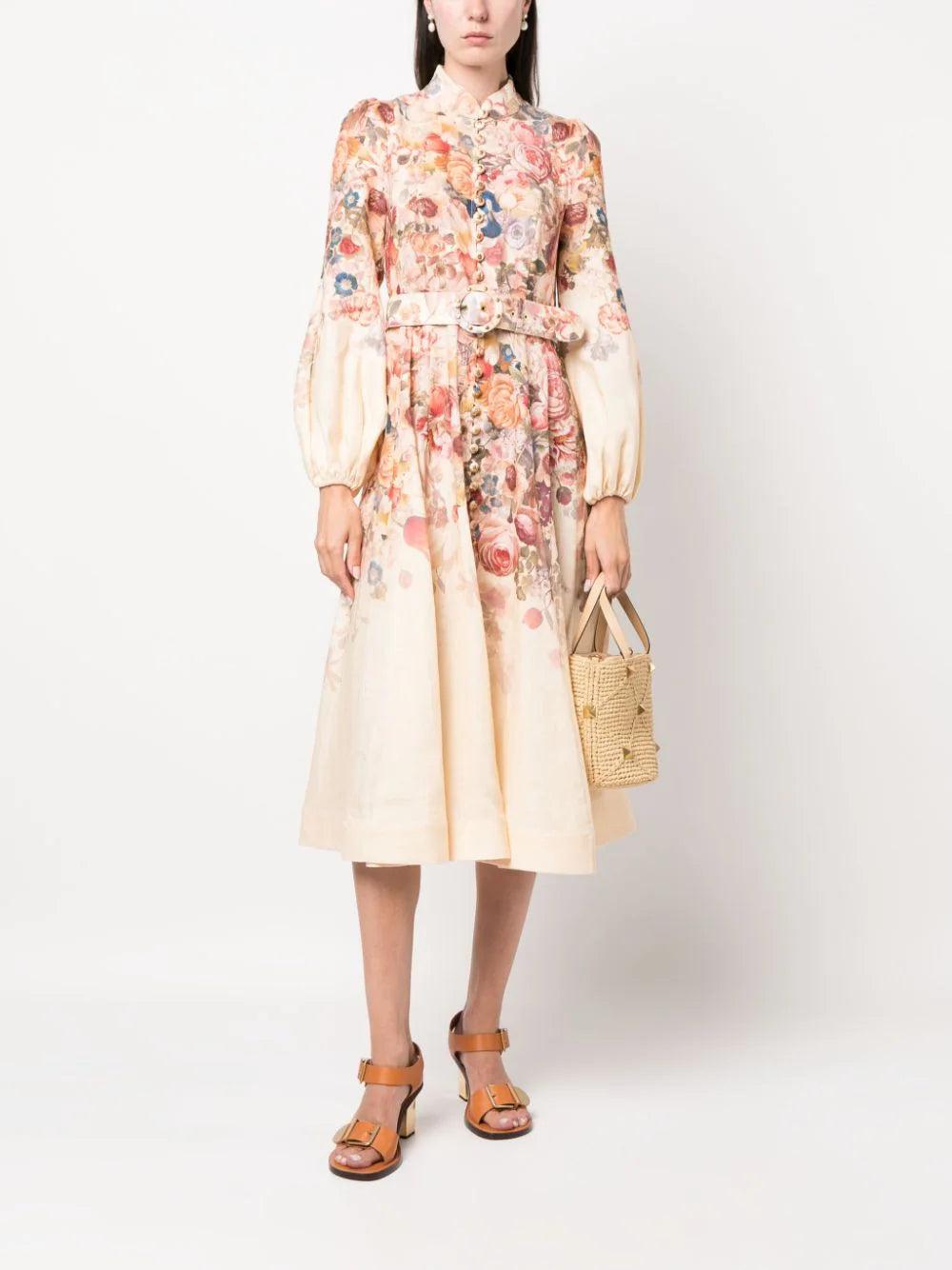 ZIMMERMANN Luminosity Midi Dress