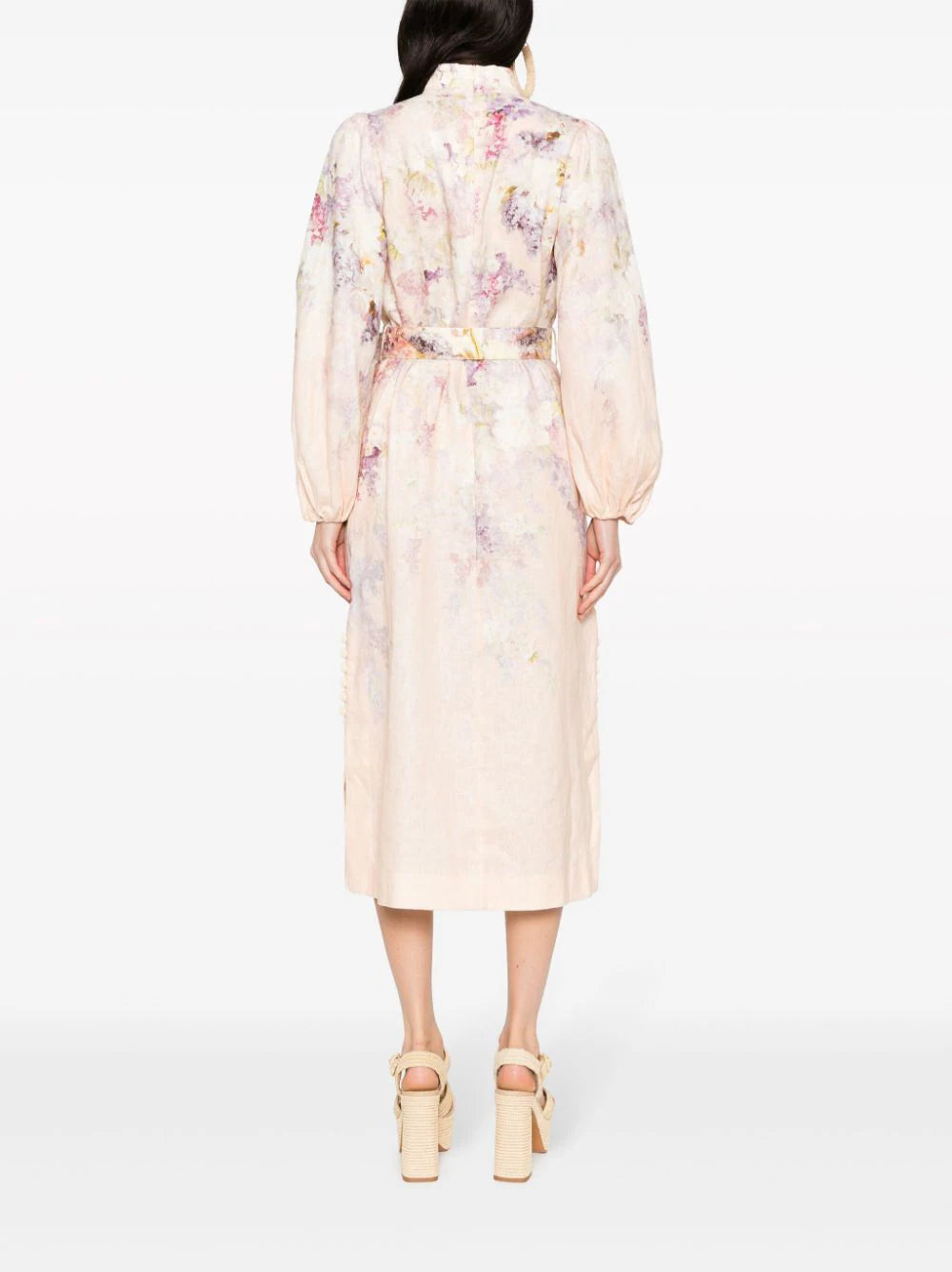 ZIMMERMANN Lyrical Buttoned Midi Dress