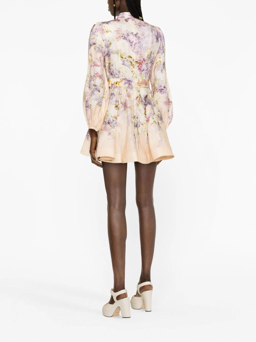 ZIMMERMANN Lyrical Buttoned Mini Dress